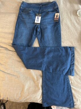 sofia by sofia vergara Dark Blue Wide-Leg Jeans
